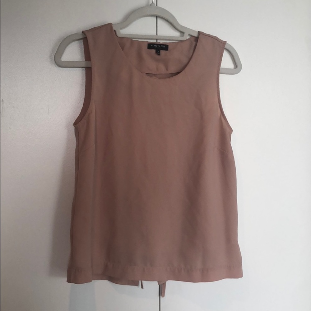 Blush colored Sleeveless blouse